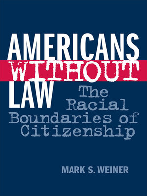 cover image of Americans Without Law